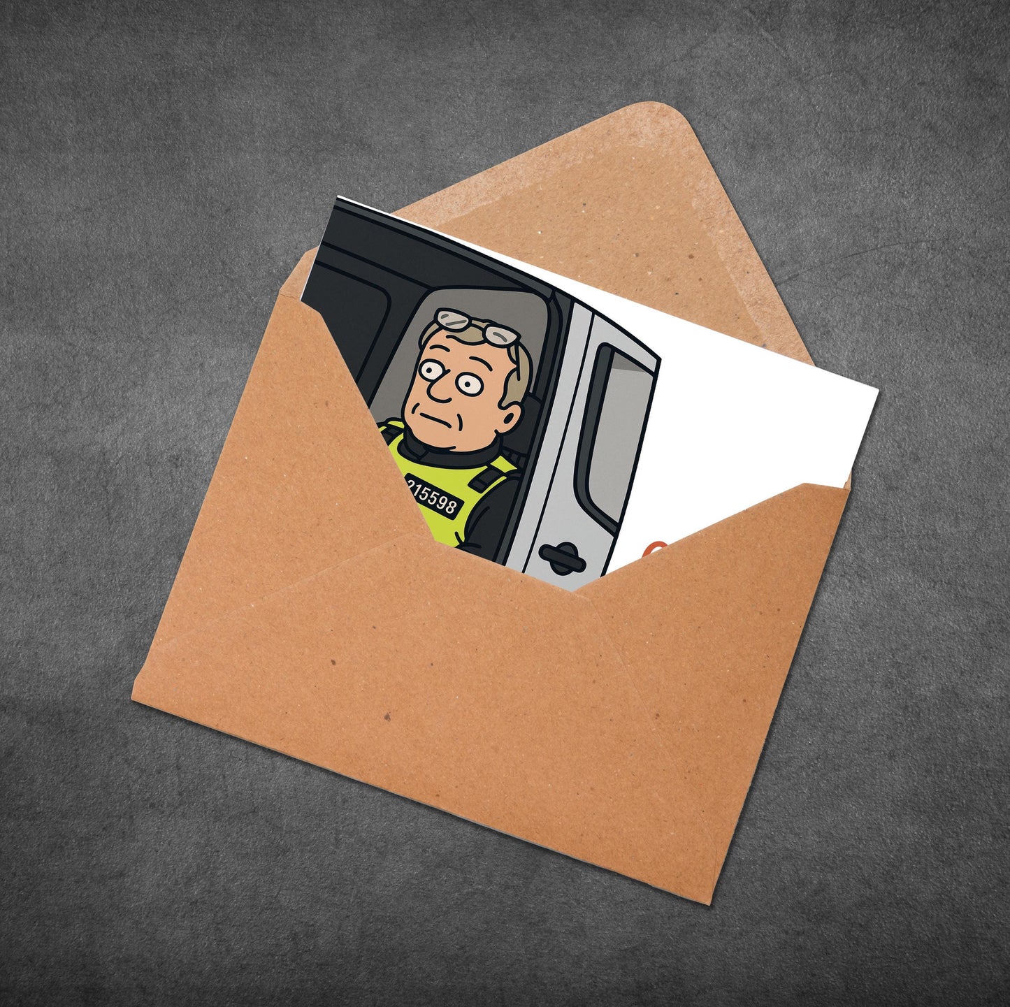 Funny Police Birthday Card: Good Boy Meme, Banter Gift