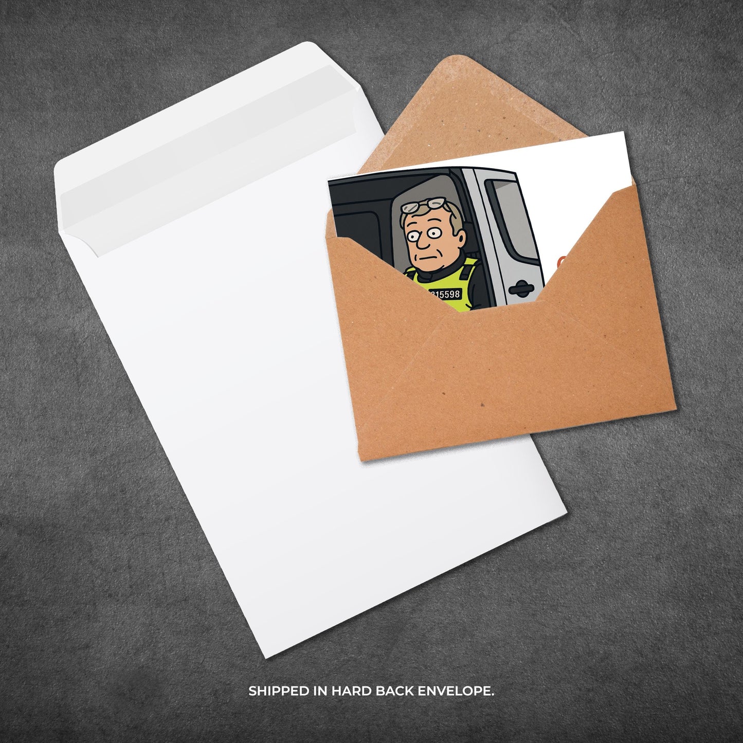 Funny Police Birthday Card: Good Boy Meme, Banter Gift