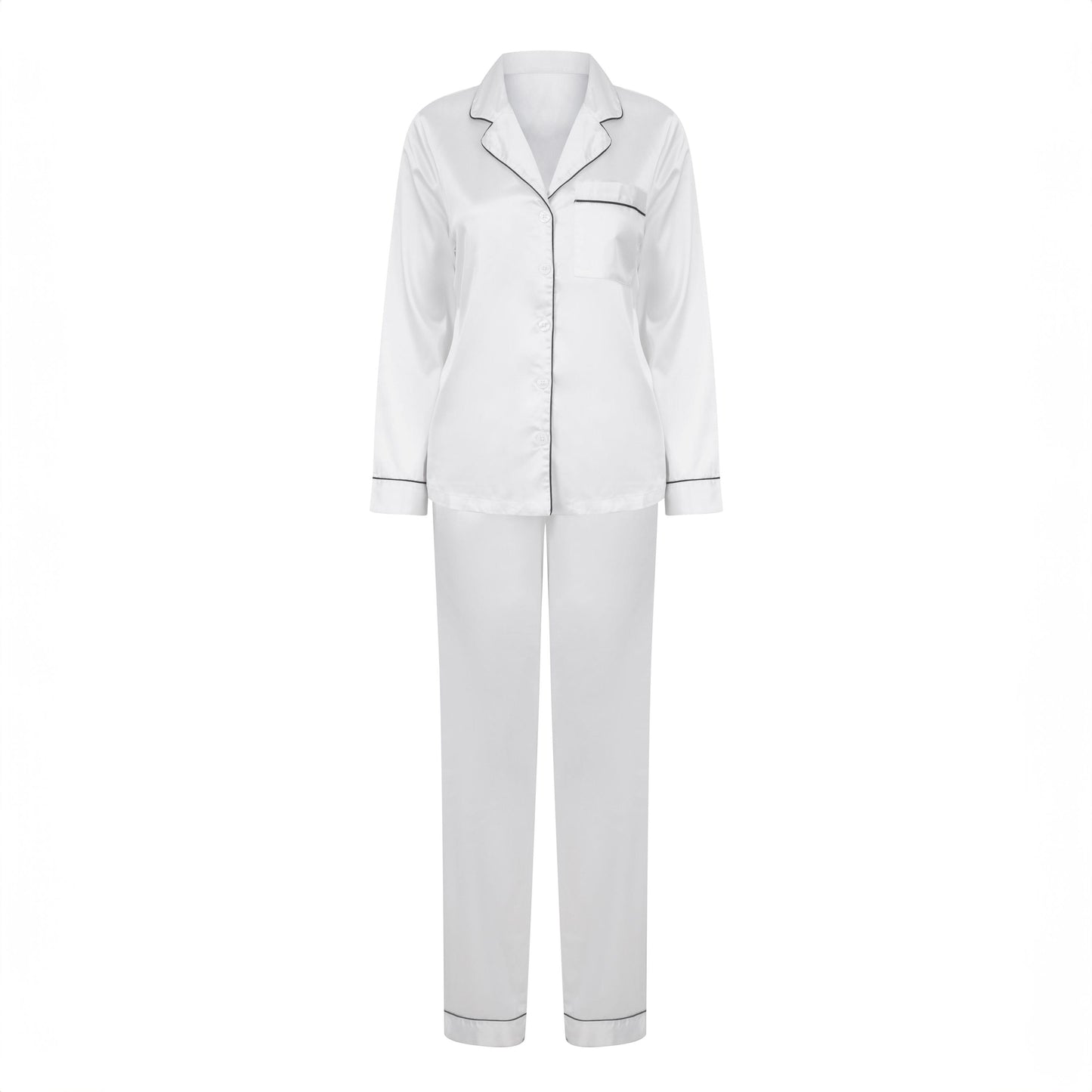 Personalised Satin Pyjama Set, Luxury Gift for Wife or Girlfriend, Valentine’s or Birthday PJs