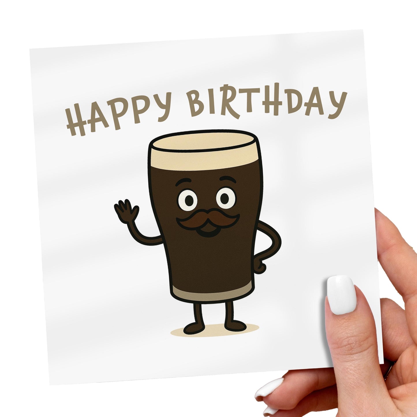 Funny Guinness Birthday Card: Irish Beer Lover's Stout Greeting