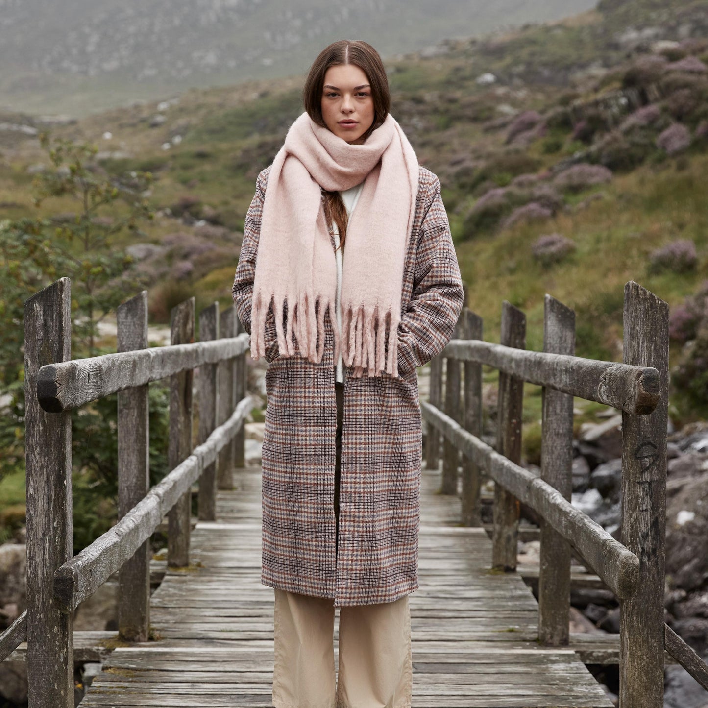 Fluffy Scarf, Oversized Winter Scarf, Cosy Gift for Her