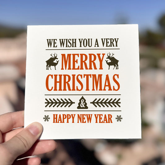 Funny Rude Christmas Card: Hidden Adult Joke, FSC-Certified