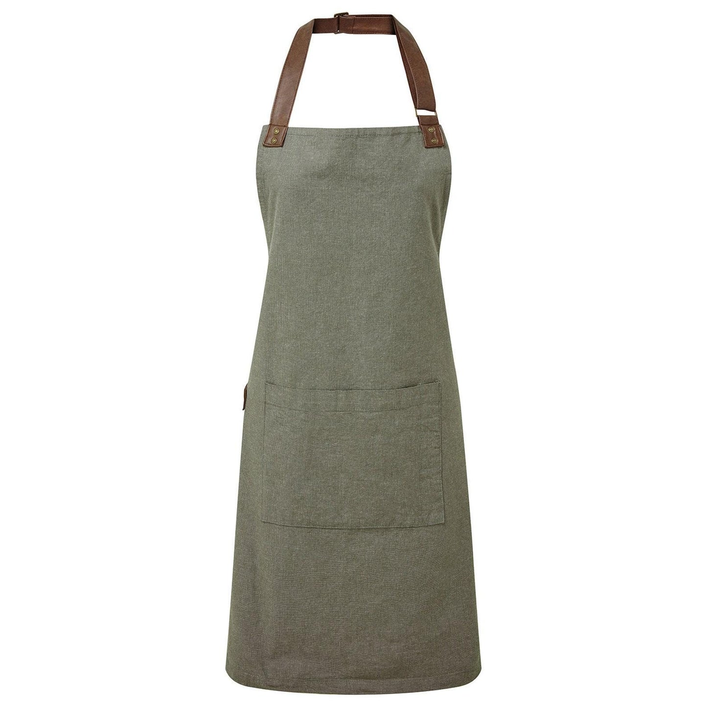 Black Oxford Bib Apron, Personalised Cooking Apron, Gift for Him or Her