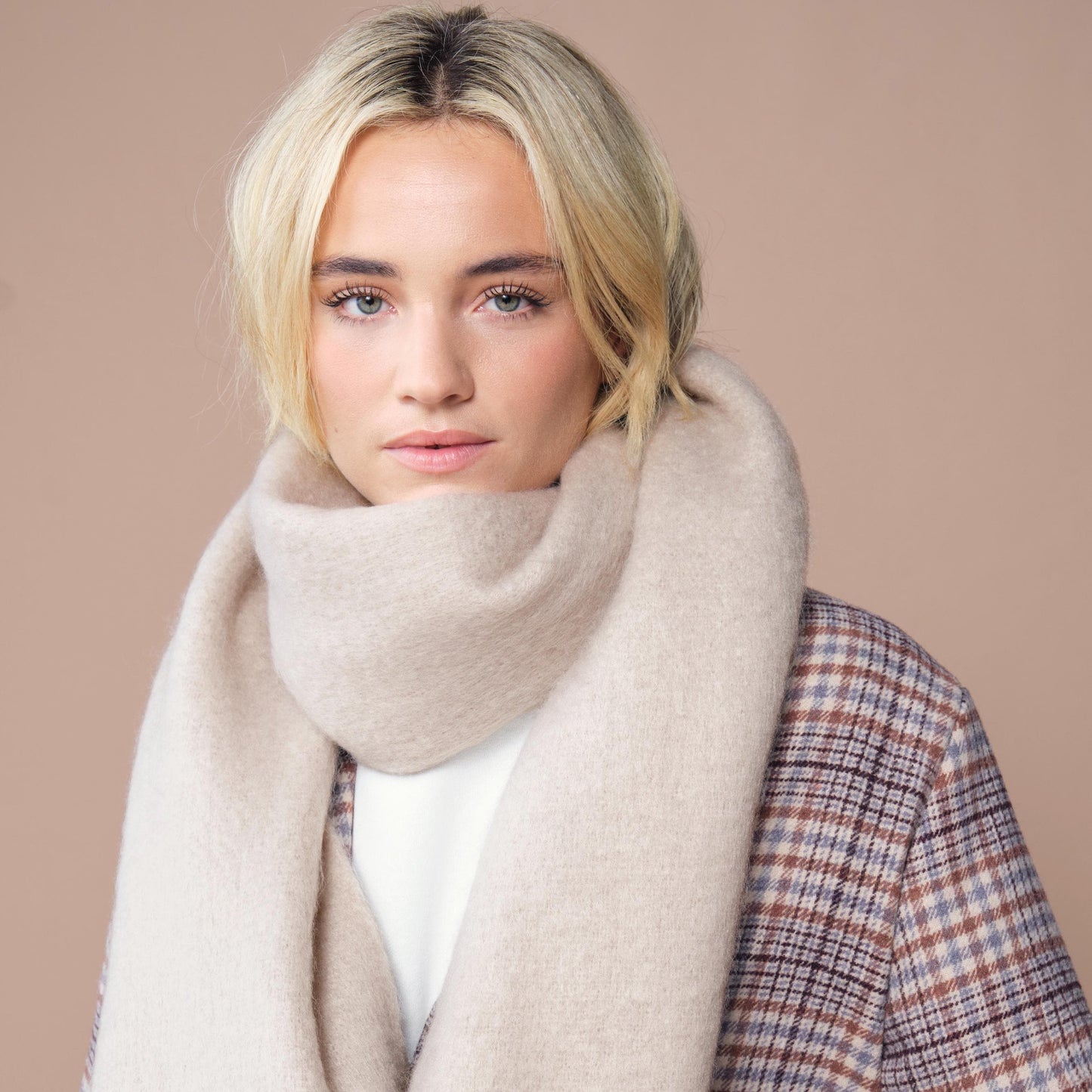 Fluffy Scarf, Oversized Winter Scarf, Cosy Gift for Her