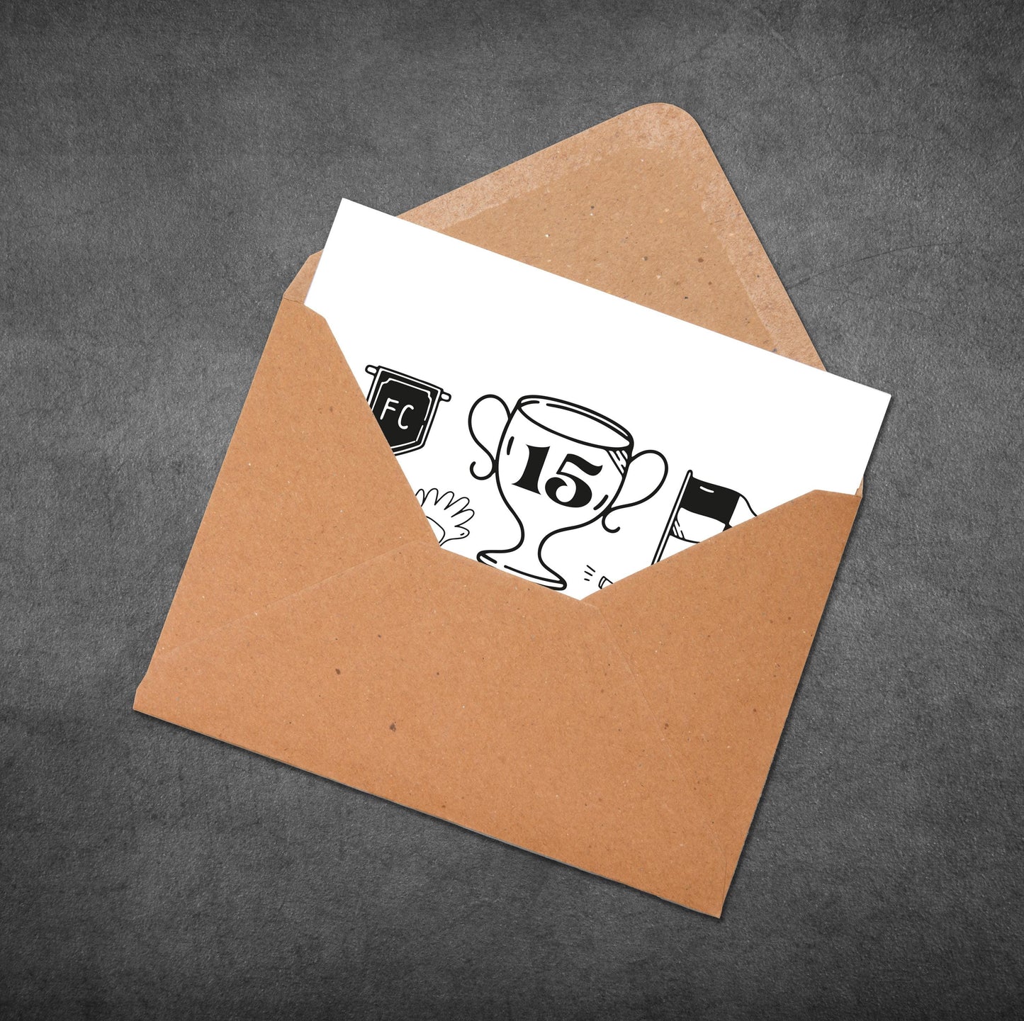 Personalized Football Birthday Card for Son: Sporty Teen Card