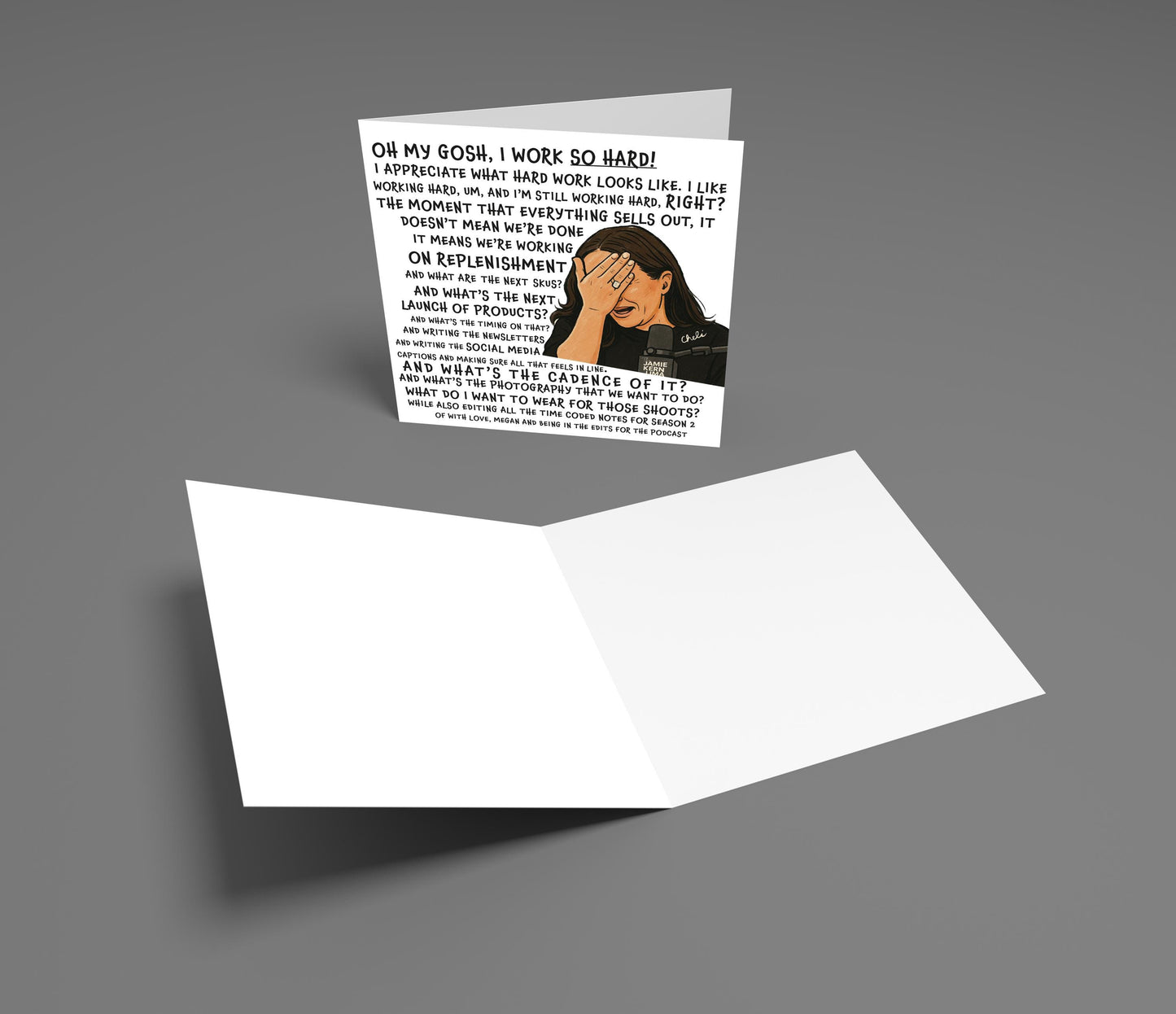 Funny Meghan Markle Meme Card: Viral Interview Quote, Pop Culture Greeting