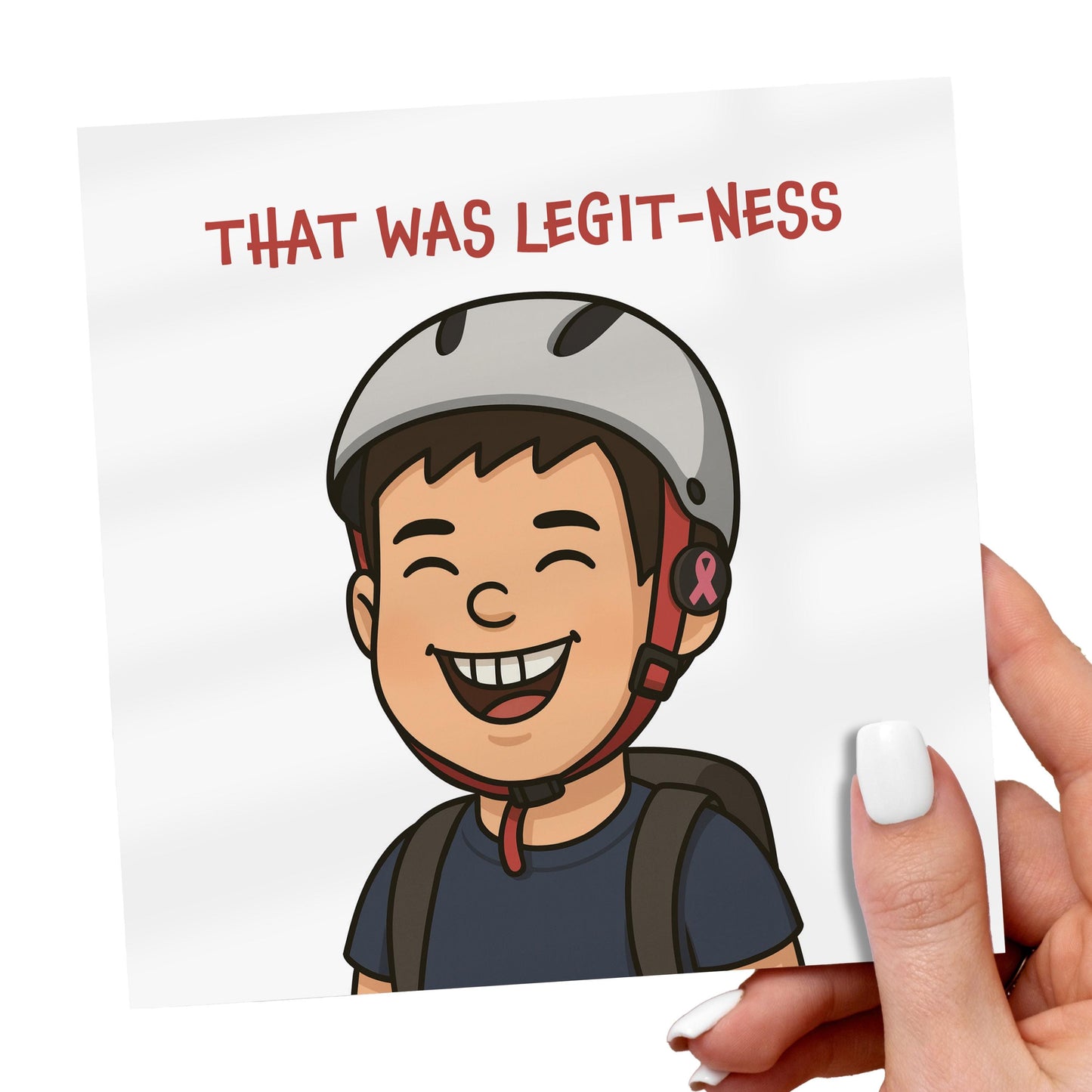 Well Done Meme Card, That Was Legit-Ness Viral Vine Congratulations Card, Funny Internet Meme Congrats Card for Exams or Work