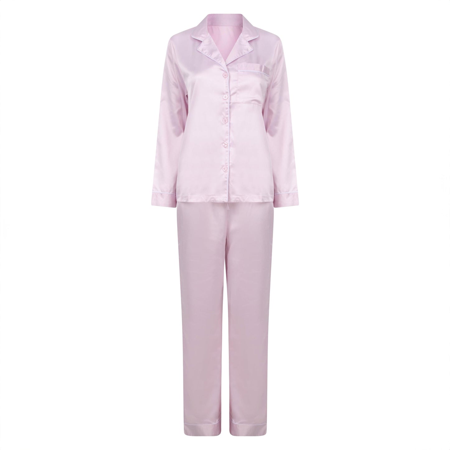 Personalised Bridal Pyjama Set, Satin Wedding PJs, Gift for Bride or Bridesmaids