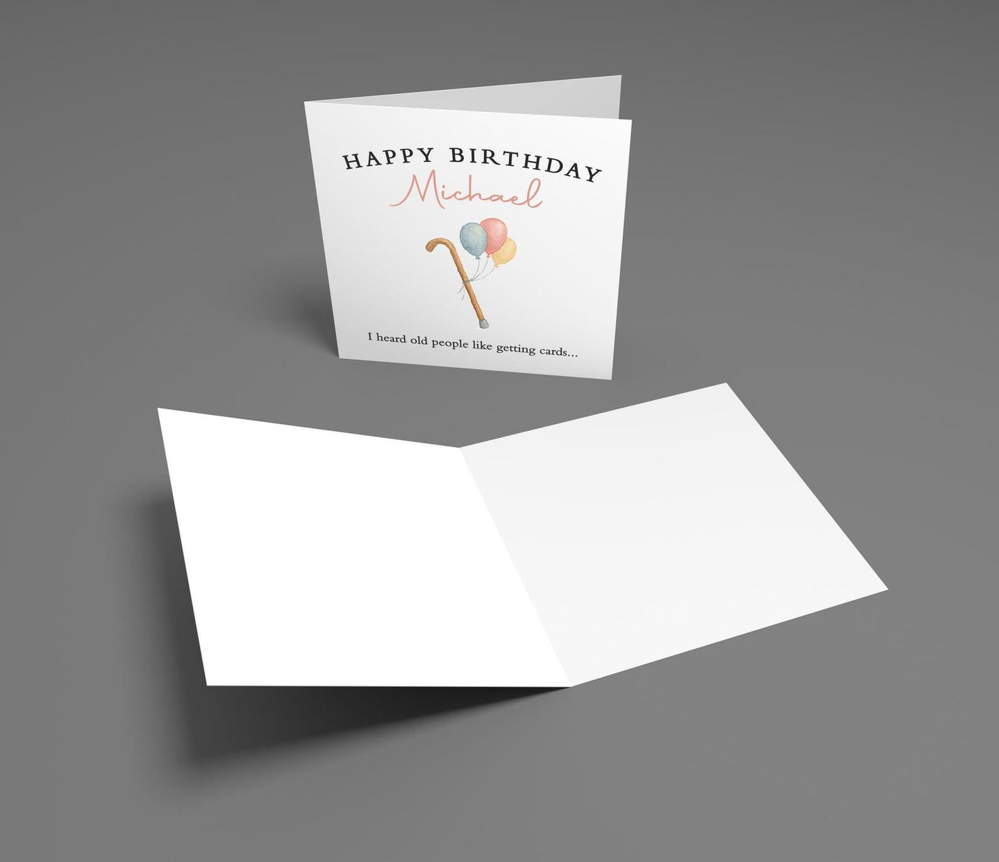 Funny Personalised Birthday Card: Cheeky Design for Him