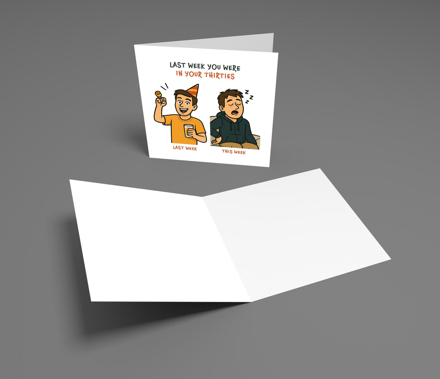 Funny 40th Birthday Card: Milestone Joke Card For Him