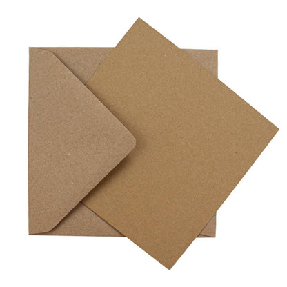 Two brown kraft paper sheets on a white background