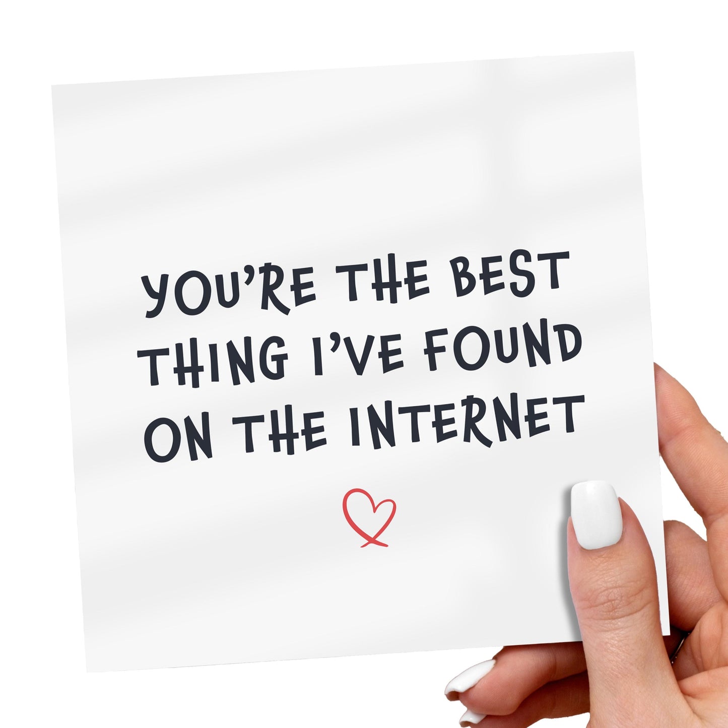 Funny Love Card, Internet Dating Card, Anniversary Card for Boyfriend, Girlfriend, Husband, Wife, Valentine’s Day Card for Partner