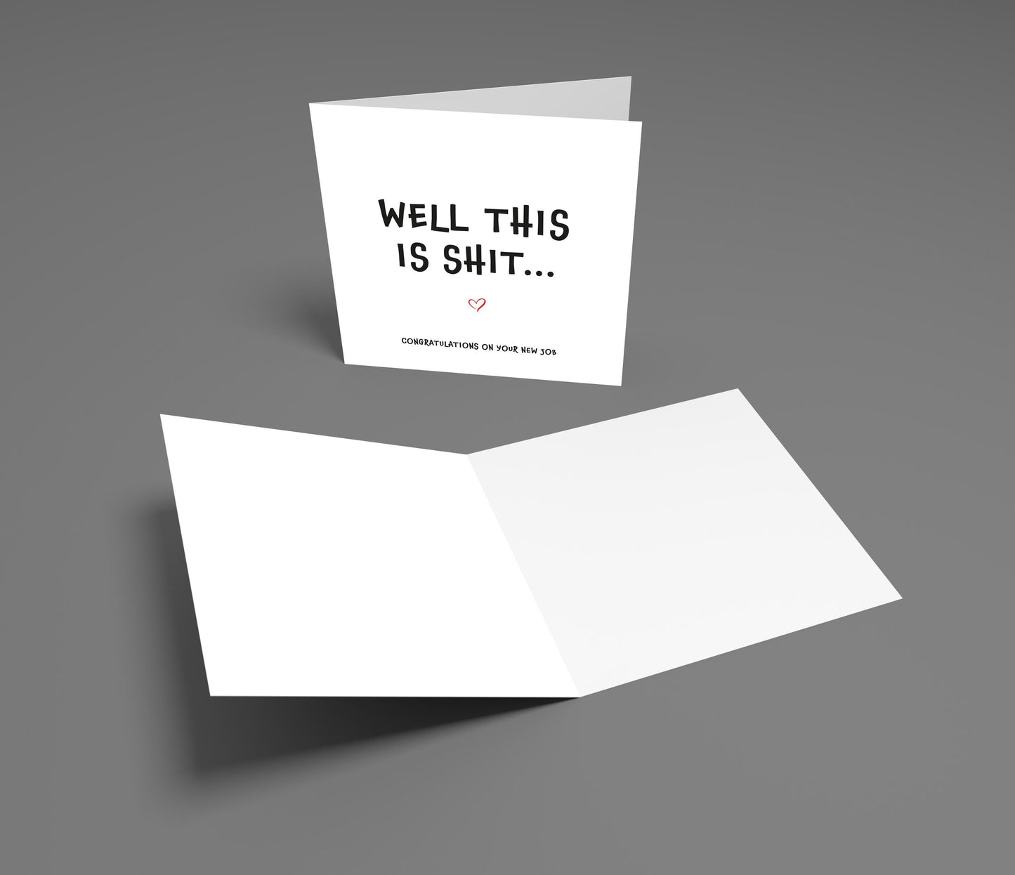 Funny New Job Card: Rude Leaving Card for Colleague