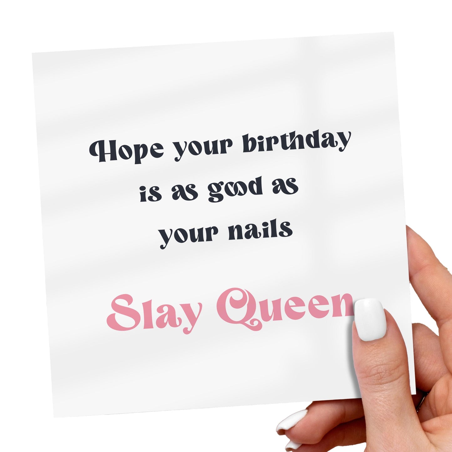 Slay Queen Birthday Card: Funny Tween/Teen Girl Card