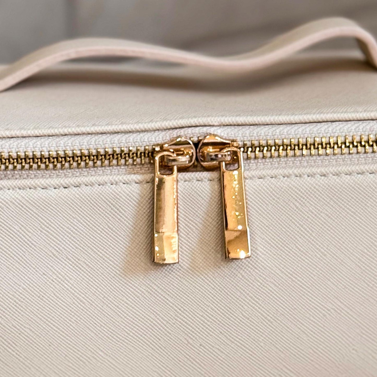 Personalised Cosmetic Case, Leather-Look Travel Wash Bag, Luxury Gift for Her