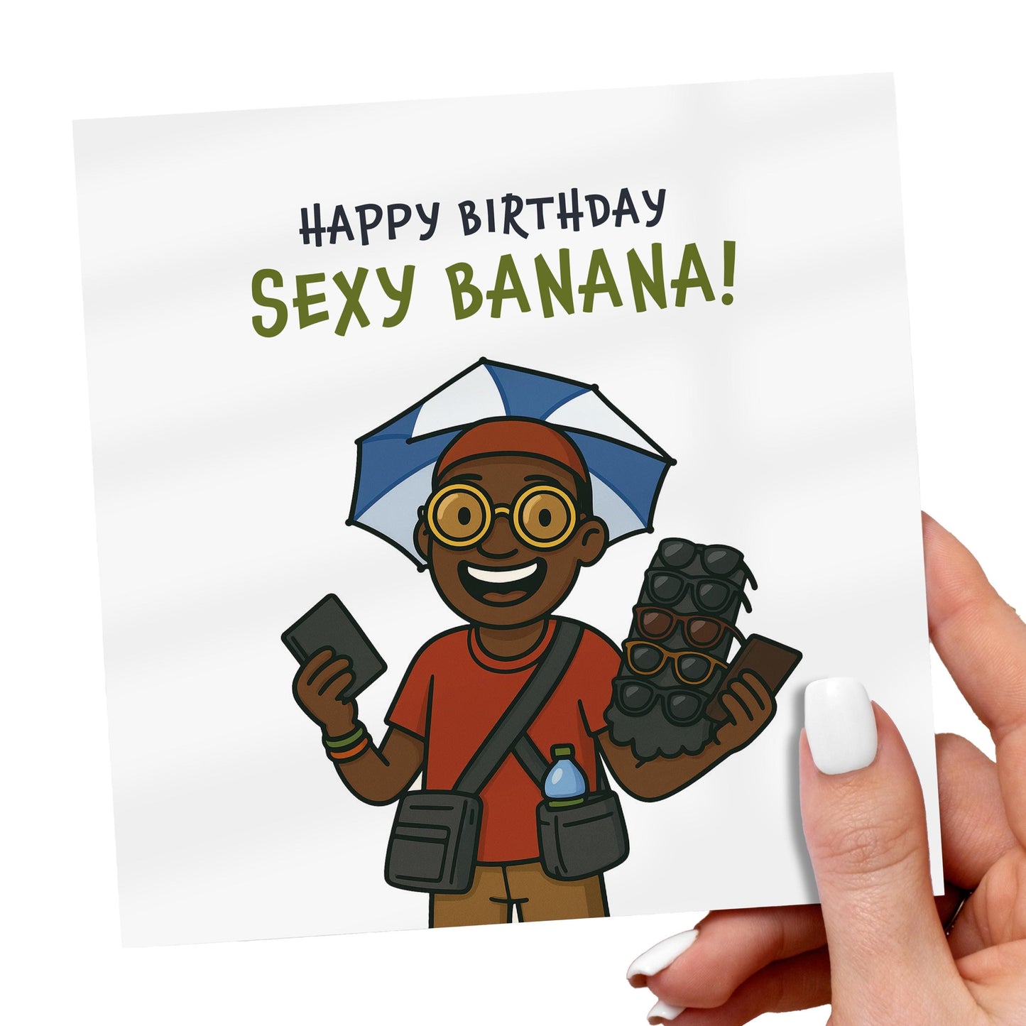 Funny Birthday Card Sexy Banana, Looky Looky Holiday Meme Card, Internet Joke Birthday Card for Him, Her, Friend, Boyfriend or Girlfriend
