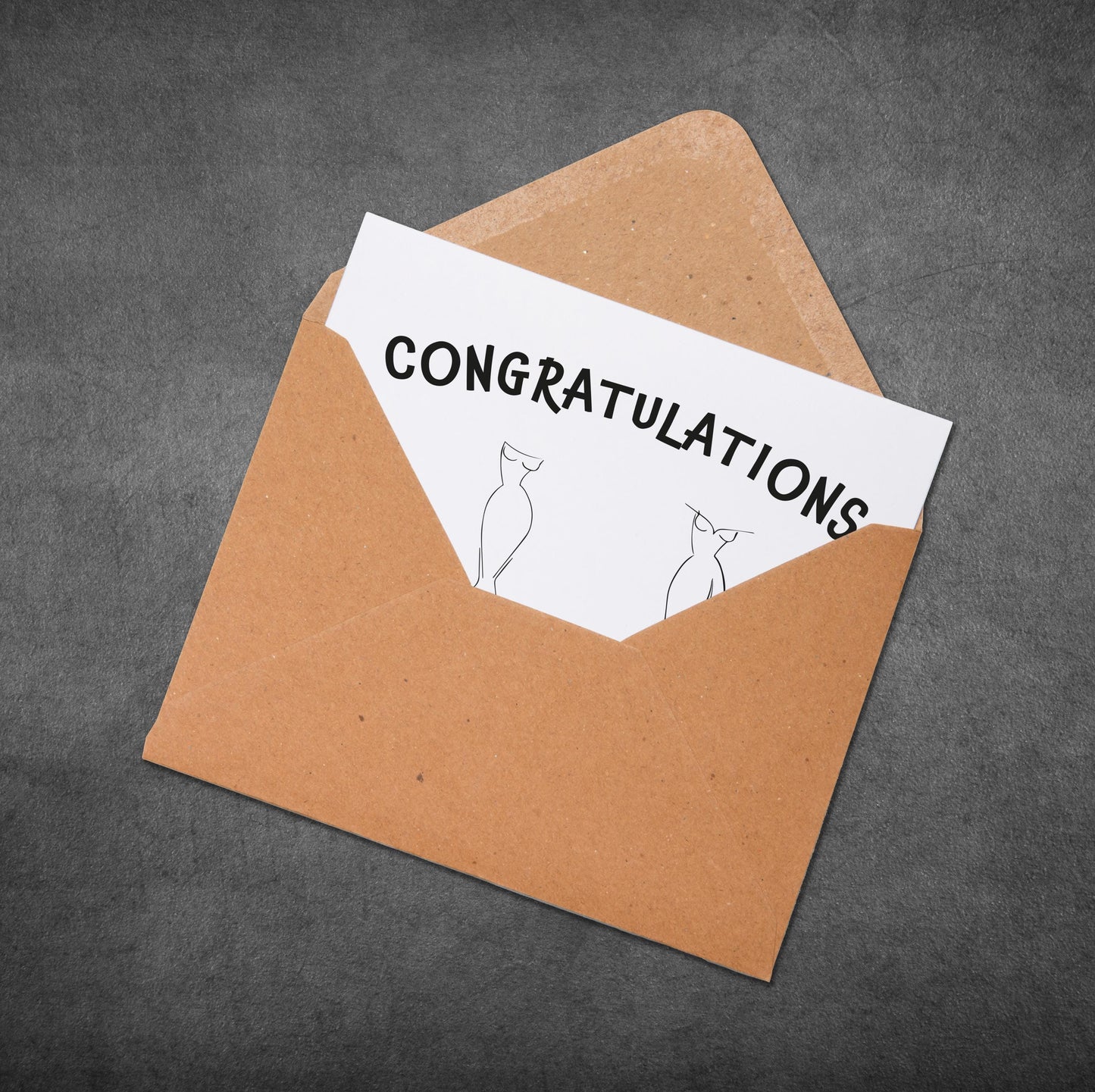 Personalized Mrs and Mrs Wedding Card: Two Brides, LGBTQ+ Congratulations