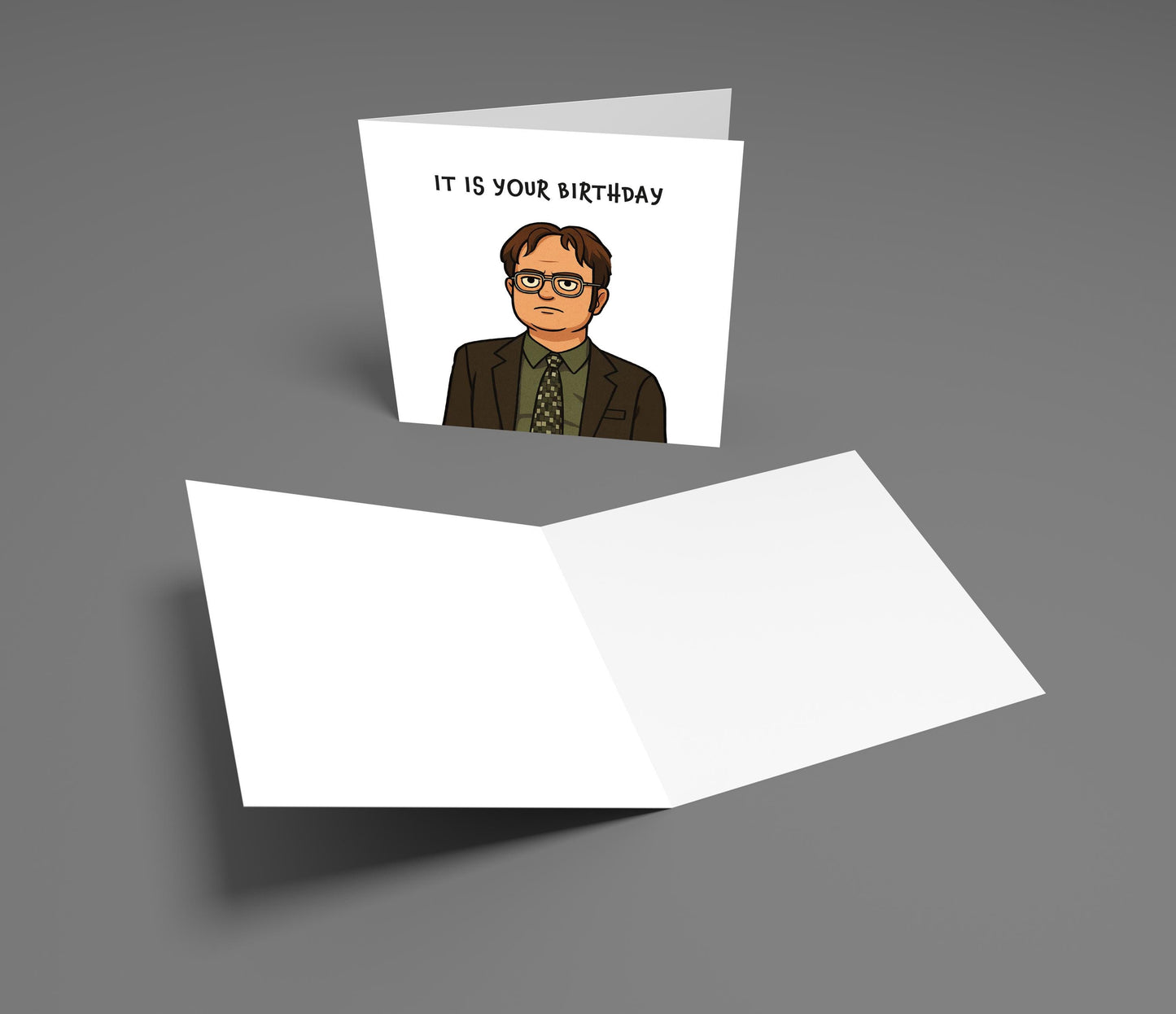 Funny 'The Office' Birthday Card: Dwight Schrute TV Meme