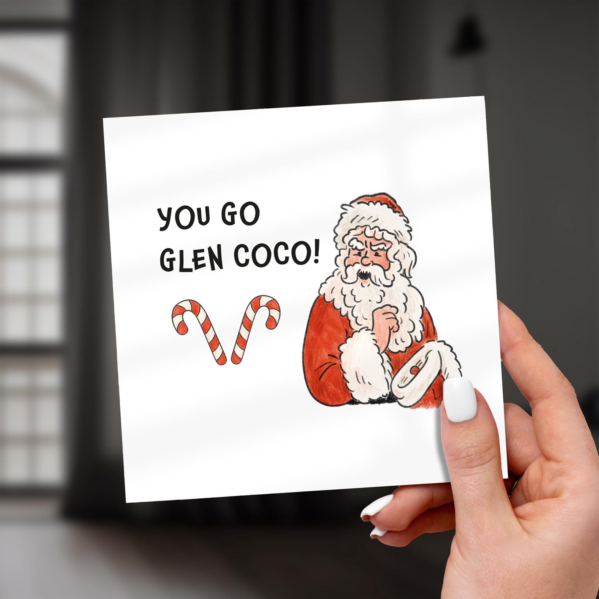 Funny Glen Coco Christmas Card: Mean Girls Movie Quote Holiday