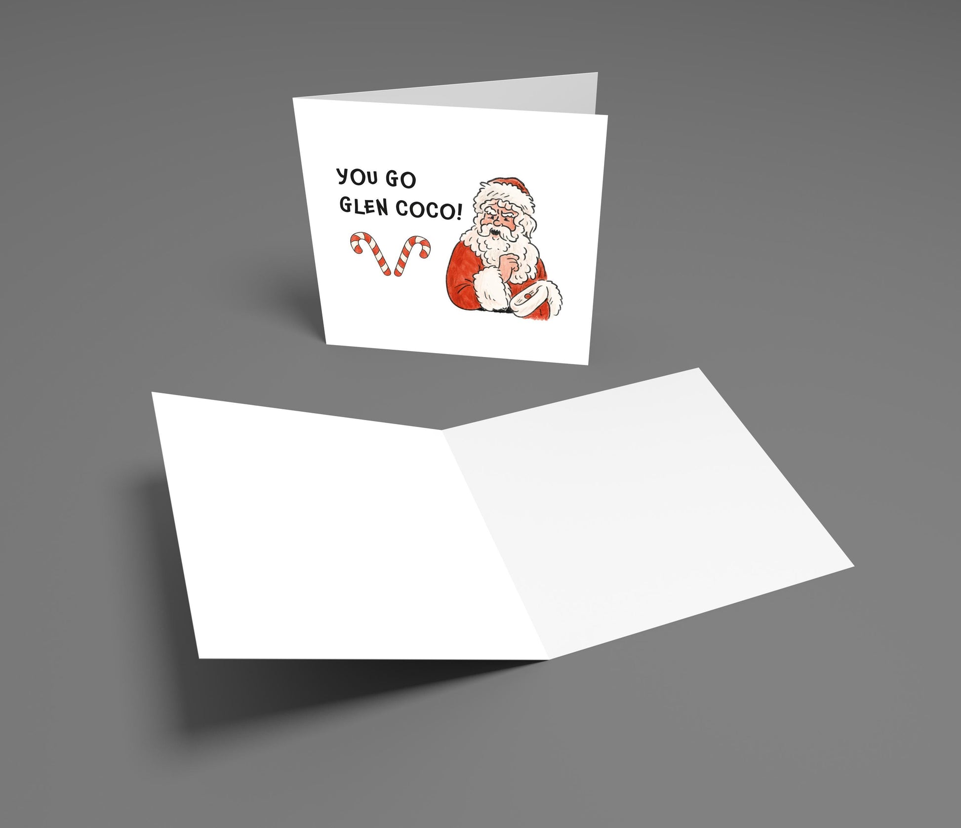 Funny Glen Coco Christmas Card: Mean Girls Movie Quote Holiday