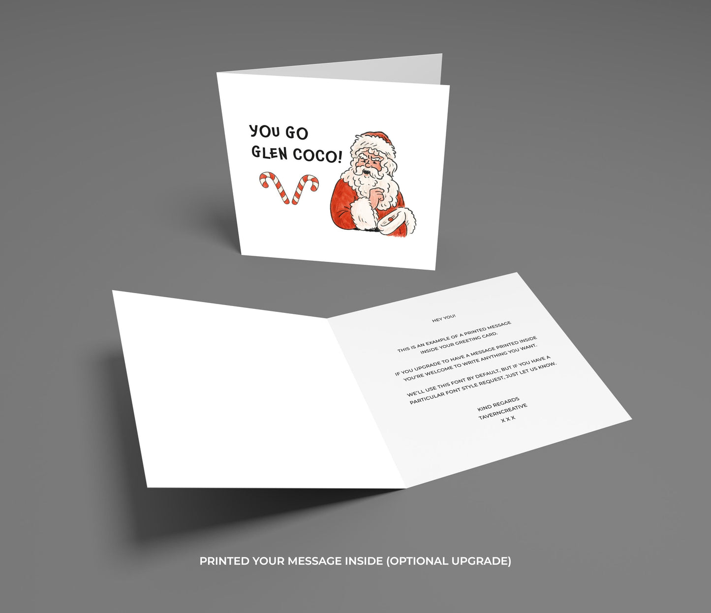 Funny Glen Coco Christmas Card: Mean Girls Movie Quote Holiday