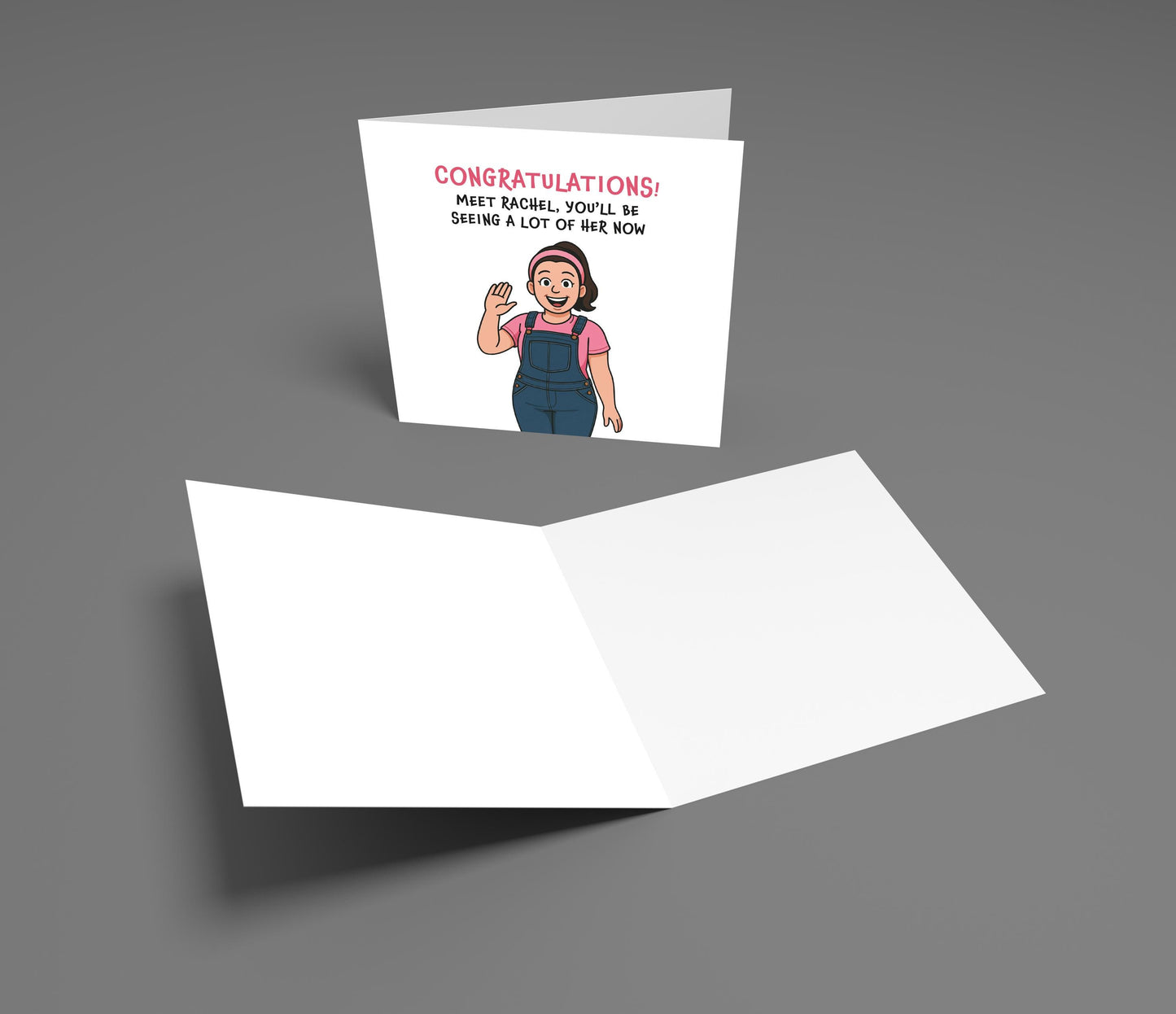 Funny New Baby Card: Meet Rachel - Congratulations New Parents