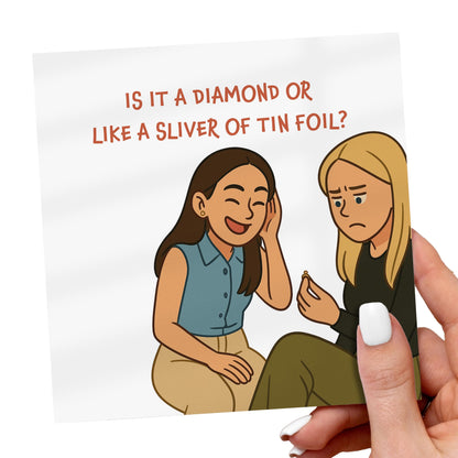 Funny Engagement Card: The Summer I Turned Pretty Quote