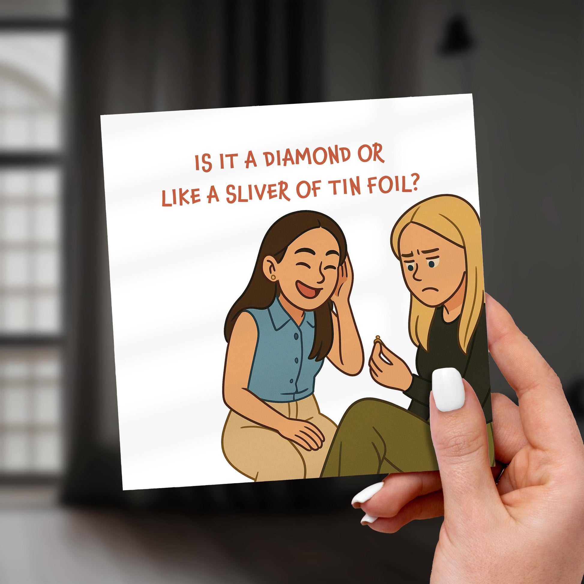 Funny Engagement Card: The Summer I Turned Pretty Quote