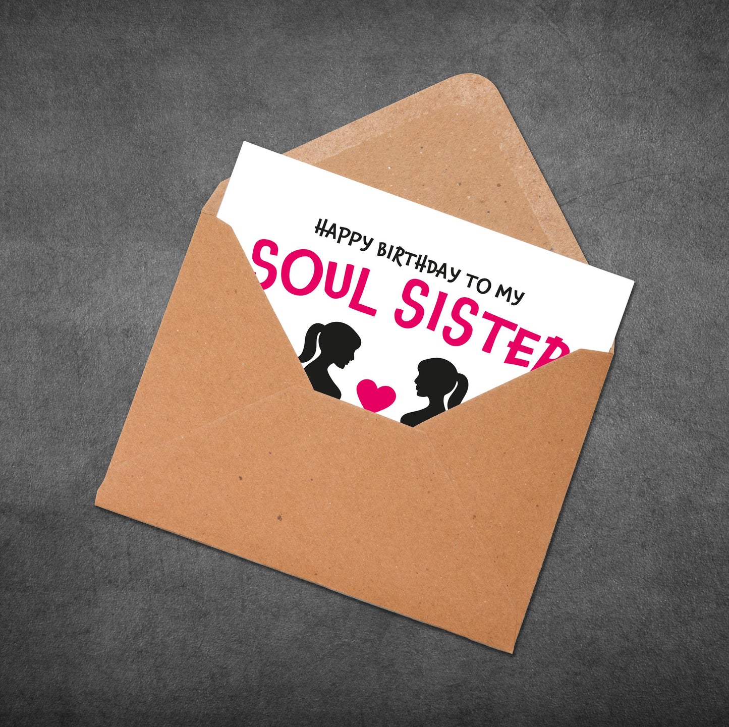 Soul Sister Birthday – Pregnant Friends Card