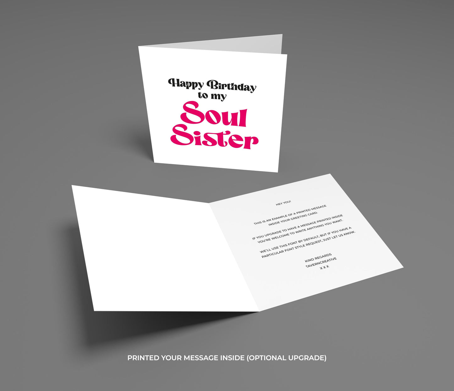 Soul Sister Birthday – Best Friend Card
